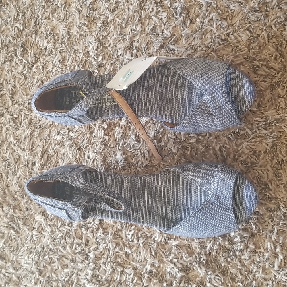 Toms higher heel sandal8w